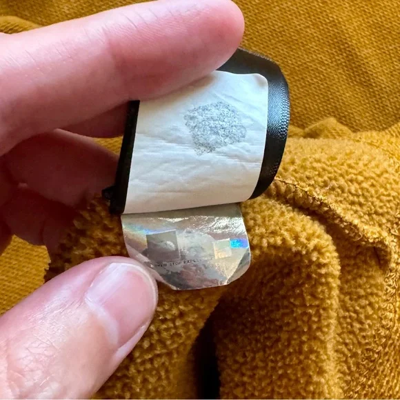 The North Face Mustard Yellow Zip Up Sweater - Picture 5 of 6